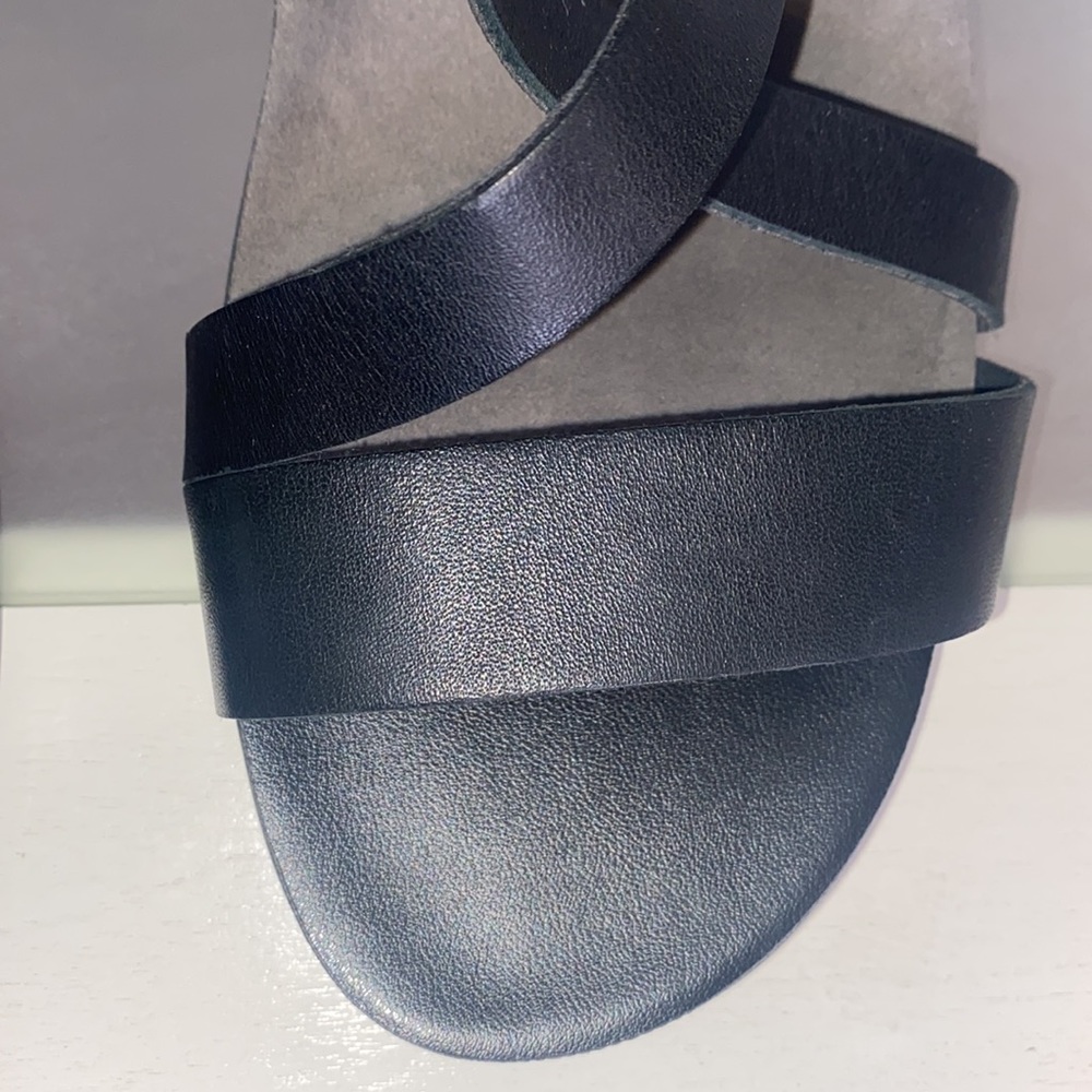 SAS Nouveau Black Leather Open Toe Casual Slingback Sandal-Women’s Sz 10.5M-NWOB - Picture 9 of 16